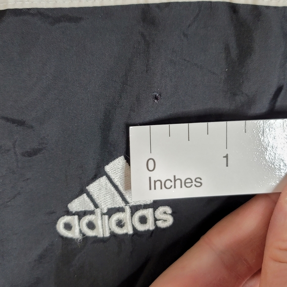 ADIDAS Nebraska Windbreaker Youth Size M 10-12 Black/Red/White - Picture 4 of 6